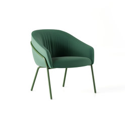 Paloma Lounge Plush Chair - 4 Leg | Fauteuils | Boss Design