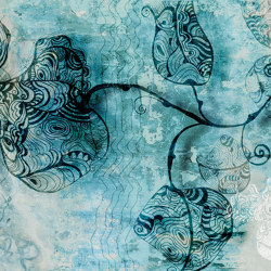 Scent of silence | Blue valentines | Material silk | Walls beyond