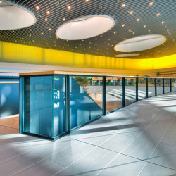 Freigespannte, 3D-Strukturen | Illuminated ceiling systems | Koch Membranen