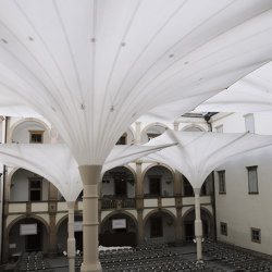 Openable Funnel Umbrellas | Membrane roofing | Koch Membranen