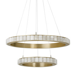 Avalon Halo chandelier | Suspended lights | CTO Lighting