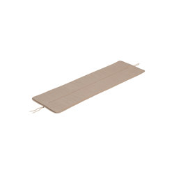 Linear Steel Bench | Seat Pad | Seat Pad | 110 cm / 43.3" | Sitzauflagen / Sitzkissen | Muuto