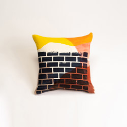 Keikoroll Katsura brick cushion | Home textiles | Hiyoshiya