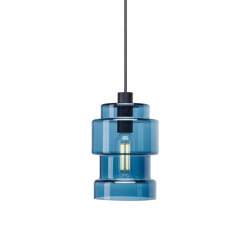 Axle, smoke blue, small | Lampade sospensione | Hollands Licht