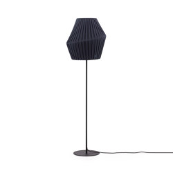 Pleat Floor, small, anthracite | Free-standing lights | Hollands Licht