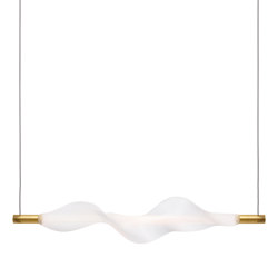 Vapour horizontal, white | Suspensions | Hollands Licht