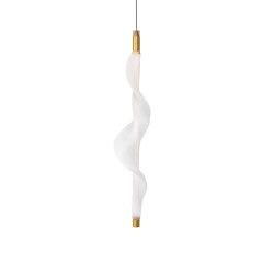 Vapour vertical, white | Suspended lights | Hollands Licht