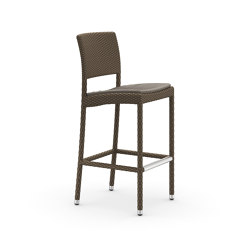 HOLIDAY Barstool incl. Aluminium Footrest | Bar stools | DEDON