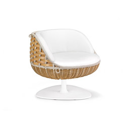 SWINGREST Lounge chair, rotating | Armchairs | DEDON