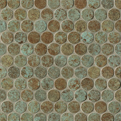 Sheer Deco Rust Round Mosaico 29,5X35 | Ceramic tiles | Fap Ceramiche