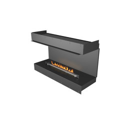 Forma 1200 Three-Sided | Fireplace inserts | Planika
