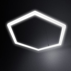 LED Hexagon light TheX 500 pendant light | Suspended lights | leuchtstoff