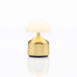Demoiselle Small | Bowl Opal | Yellow Gold | Lámparas de sobremesa | Imagilights