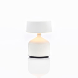 Demoiselle Small | Cylinder | White | Lámparas de sobremesa | Imagilights