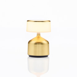 Demoiselle Small | Cylinder Opal | Yellow Gold | Lámparas de sobremesa | Imagilights