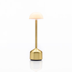 Demoiselle Tall | Bowl Opal | Yellow Gold | Table lights | Imagilights