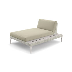 MU Daybed, Ablage links | Chaise longues | DEDON