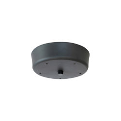 Ceiling Cup Plastic Black 5 holes | Lighting accessories | NUD Collection