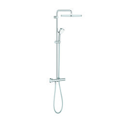 Tempesta Cosmopolitan System 250 CubeShower system with thermostat for wall mounting | Grifería para duchas | GROHE