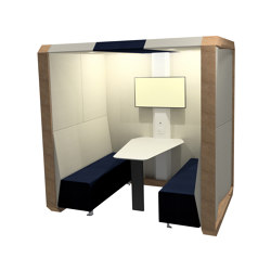 Meeting Box with Solid Back Panel | Cabine ufficio | The Meeting Pod