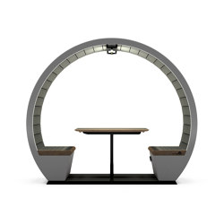2 Person Open Outdoor Pod | Tables | The Meeting Pod