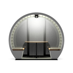 2 Person Outdoor Pod with Back Panel |  | The Meeting Pod