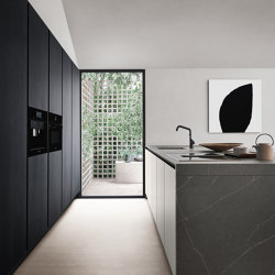 Thea, Show and Wet Kitchen | Kitchen systems | Arclinea