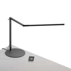 Z-bar Desk Lamp with USB base, Metallic Black |  | Koncept