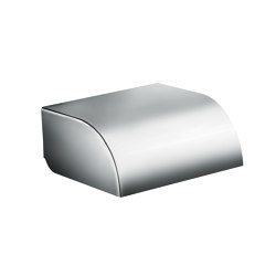 AXOR Universal Circular Accessories Toilet paper holder with cover | Toilettenpapierhalter | AXOR