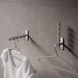 Hinged clothes vent | Hook rails | PHOS Design