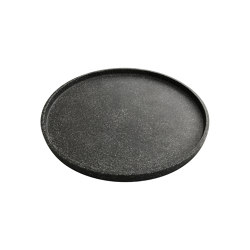 Terrazzo Table Plate Black