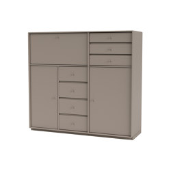 Montana Mega | 201802 highboard with doors and drawers | Buffets / Commodes | Montana Furniture