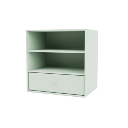 Montana Mini | 1005 with shelves and one tray drawer | Shelving | Montana Furniture