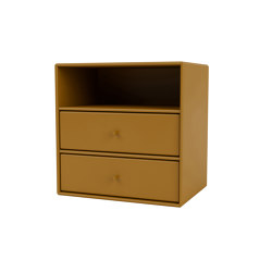 Montana Mini | 1006 with shelves and two tray drawers | Regale | Montana Furniture