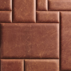 PATTERN 6 Natural Cuoio | Leather tiles | Studioart