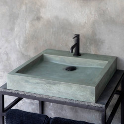 Bologna Copper Green Concrete Basin - Sink - Vessel - Washbasin | Wash basins | ConSpire