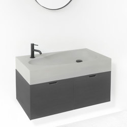 Sol Light Grey Concrete - Bathroom Sink | Wash basins | ConSpire