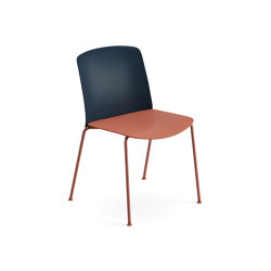 Mixu | Chair 4 legs stackable | Chairs | Arper