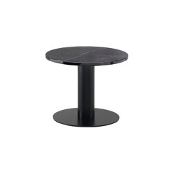 Goya Small Table D. 50 H. 40 cm - Round Version with Marquinia Marble Top |  | ARFLEX