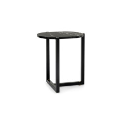 Sigmund Petite table 47x36 - Version avec plateau en marbre Marquinia | Tables d'appoint | ARFLEX