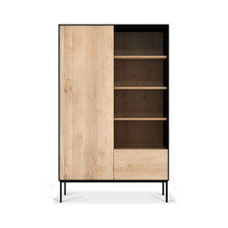 Blackbird | Oak storage cupboard - 1 door - 1 drawer - varnished | Cabinets | Ethnicraft
