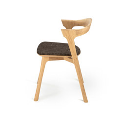 Bok | Oak dining chair - dark brown - varnished | Chairs | Ethnicraft