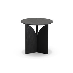 Fin | Teak black side table - varnished | Side tables | Ethnicraft