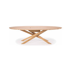Mikado | Oak meeting table - varnished | X-base | Ethnicraft