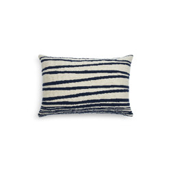Mystic Ink collection | White Stripes cushion - lumbar | Home textiles | Ethnicraft
