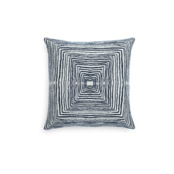 Mystic Ink collection | White Linear Square cushion - square | Home textiles | Ethnicraft