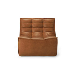 N701 | Sofa - 1 seater - old saddle | Modular seating elements | Ethnicraft