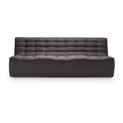 N701 | Sofa - 3 seater - dark grey | Sofas | Ethnicraft