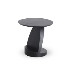 Oblic | Teak black side table - varnished | Side tables | Ethnicraft