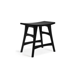Osso | Oak black stool - contract grade - varnished